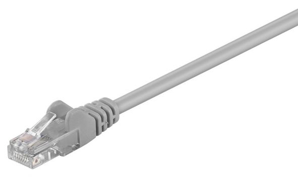 GΟOBAY καλώδιο UTP Cat 5e 68377, CCA, 27AWG, PVC, 5m, γκρι - Cables - Adapters