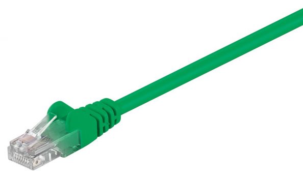 GΟOBAY καλώδιο UTP Cat 5e 68612, CCA, 27AWG, PVC, 0.25m, πράσινο - Cables - Adapters