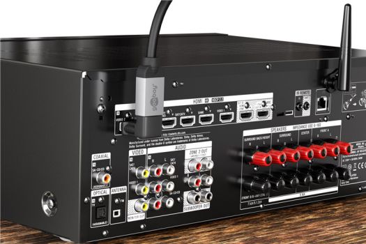 GOOBAY αντάπτορας HDMI θηλυκό σε αρσενικό 68782, 90°, 4K, μαύρος - Cables - Adapters