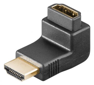 GOOBAY αντάπτορας HDMI θηλυκό σε αρσενικό 68782, 90°, 4K, μαύρος - Cables - Adapters