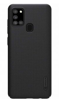 NILLKIN θήκη Super Frost Shield για Samsung Galaxy A21s, μαύρη - Mobile cases