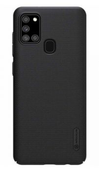 NILLKIN θήκη Super Frost Shield για Samsung Galaxy A21s, μαύρη - Mobile cases