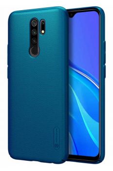 NILLKIN θήκη Super Frost Shield για Redmi 9/Redmi 9 Prime/POCO M2, μπλε - Mobile cases