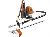 Kraft - back Brushcutter 52cc gasoline divided - Brush Cutters - Hedge Trimmers 