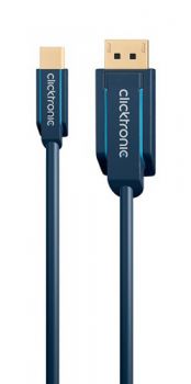CLICKTRONIC καλώδιο DisplayPort σε DisplayPort Mini 70737, 1m, μπλε - Cables - Adapters