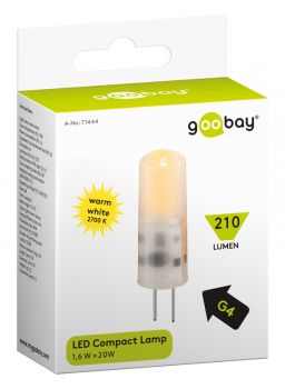 GOOBAY LED λάμπα 71444, G4, 1.6W, 2700K - Lighting