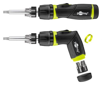GOOBAY κατσαβίδι χειρός με σετ μύτες 74000, 13τμχ - Screwdrivers