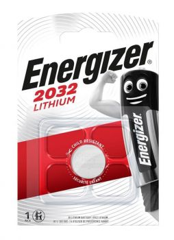 ENERGIZER μπαταρία λιθίου CR2032, 3V, 1τμχ - Alkaline / Rechargeable batteries