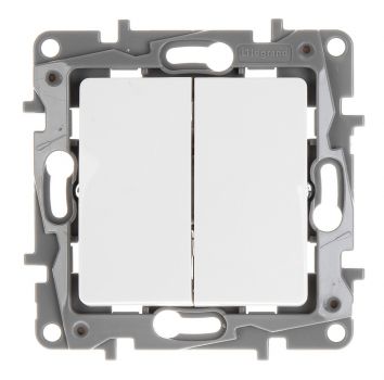 LEGRAND διακόπτης αλέ-ρετούρ 764502, διπλός, λευκός - Electrical equipment