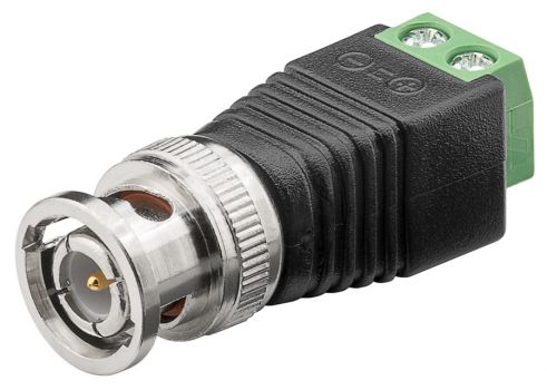 GOOBAY βύσμα BNC αρσενικό σε terminal block 2pin 76738, 10τμχ - Security systems