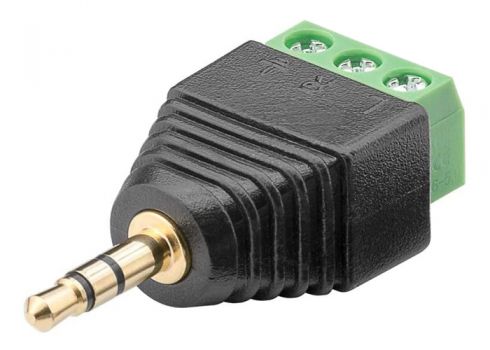 GOOBAY βύσμα 3.5mm σε Terminal Block 3-pin 76745, 10τμχ - Cables - Adapters