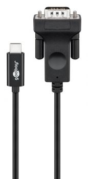 GOOBAY καλώδιο USB Type-C σε VGA 79293, 1080p 60Hz, 1.8m, μαύρο - Cables - Adapters