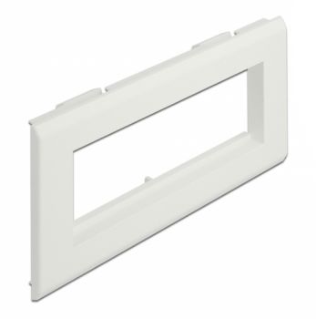 DELOCK module βάση πρίζας Easy 45 81317, 175x80mm, λευκό - Electrical equipment