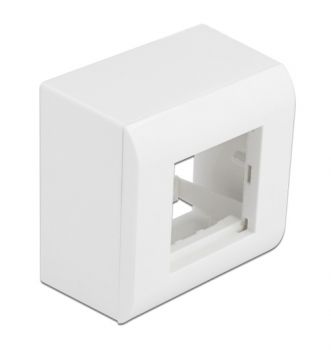 DELOCK επιτοίχιο περίβλημα για modules Easy 45 81332, 82x82mm, λευκό - Electrical equipment