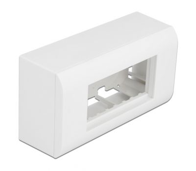 DELOCK επιτοίχιο περίβλημα για modules Easy 45 81333, 152x82mm, λευκό - Electrical equipment