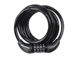 Masterlock - Bicycle rope with combination, black - Safe deposit boxes -Security Locks - Padlocks