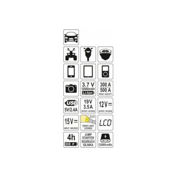 POWER BANK-STARTER YT-83082 - Chargers - Starters 