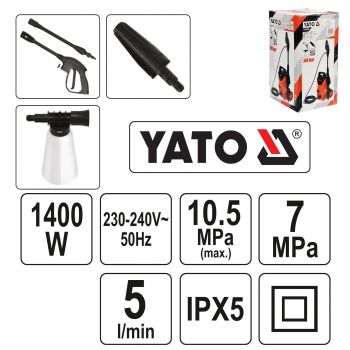 ΠΛΥΣΤΙΚΟ 1400W 105BAR ΥΤ-85910 - Πλυστικά Συστήματα