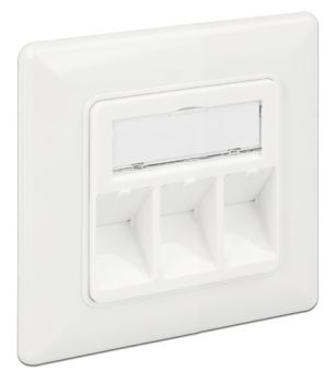 DELOCK Wall Outlet για Keystone 86194, 3 Port - Electrical equipment