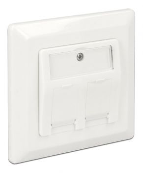 DELOCK Wall Outlet για Keystone 86202, 2 Port - Electrical equipment