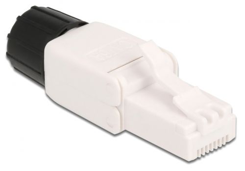 DELOCK βύσμα RJ45 CAT 6A UTP 86978, tool-free, λευκό - Cables - Adapters