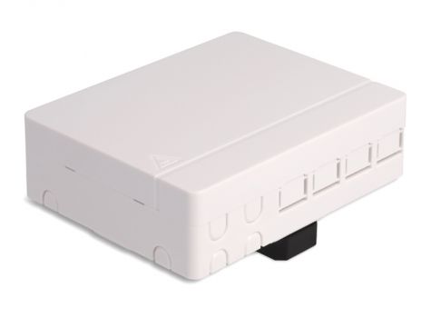 DELOCK κυτίο σύνδεσης οπτικών ινών 87141, ράγας, 4x SC Simplex/LC Dublex - Electrical equipment