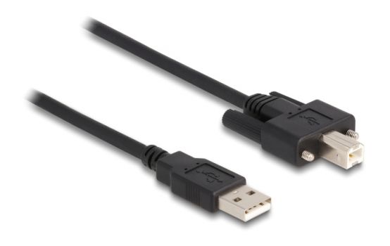 DELOCK καλώδιο USB σε USB Type B 87215, 3m, μαύρο - Cables - Adapters