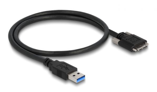 DELOCK καλώδιο USB 3.0 σε USB micro B 87798, 0.5m, μαύρο - Cables - Adapters