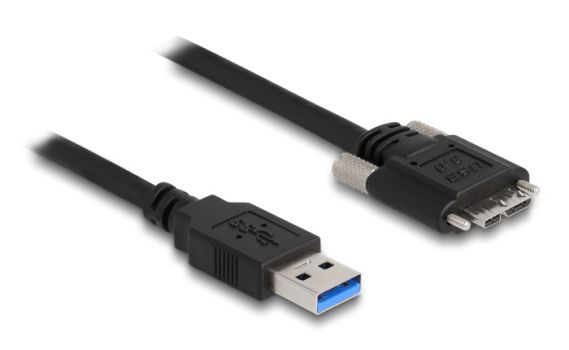 DELOCK καλώδιο USB 3.0 σε USB micro B 87798, 0.5m, μαύρο - Cables - Adapters