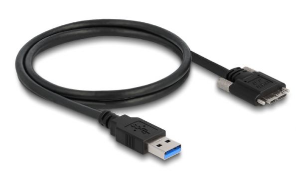 DELOCK καλώδιο USB 3.0 σε USB micro B 87799, 1m, μαύρο - Cables - Adapters