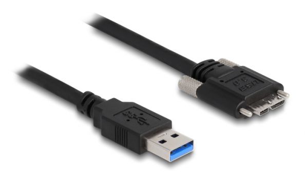 DELOCK καλώδιο USB 3.0 σε USB micro B 87799, 1m, μαύρο - Cables - Adapters