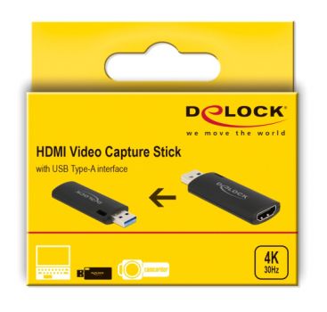 DELOCK αντάπτορας USB σε HDMI 88307, 4K/30Hz, μαύρος - Cables - Adapters