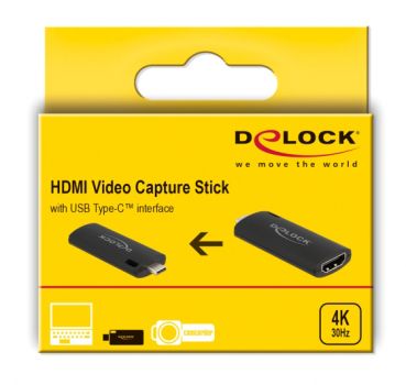 DELOCK αντάπτορας USB Type-C σε HDMI 88309, 4K/30Hz, μαύρος - Cables - Adapters