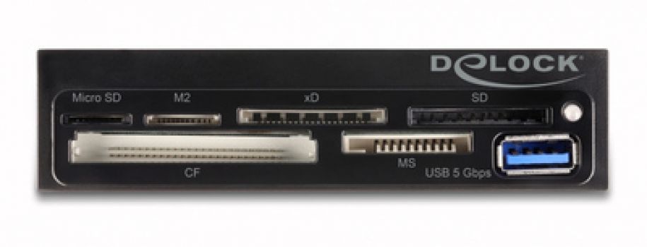 DELOCK USB 19-pin card reader 91759, CF/SD/micro SD/xD/MS/M2/USB, 5Gbps - Περιφερειακά PC