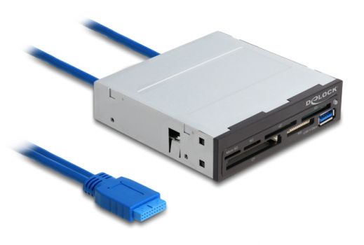 DELOCK USB 19-pin card reader 91759, CF/SD/micro SD/xD/MS/M2/USB, 5Gbps - Περιφερειακά PC