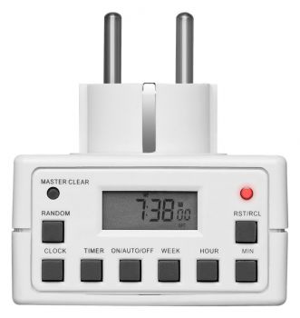 GOOBAY ψηφιακός χρονοδιακόπτης ρεύματος 93256, λευκός - Headlamps - Surges - Reels