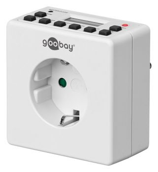 GOOBAY ψηφιακός χρονοδιακόπτης ρεύματος 93256, λευκός - Headlamps - Surges - Reels