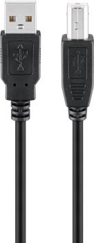 GOOBAY καλώδιο USB 2.0 σε USB Type B 93597, 3m, μαύρο - Cables - Adapters