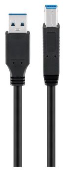 GOOBAY καλώδιο USB 3.0 93655, 5 Gbit/s, 1.8m, μαύρο - Cables - Adapters