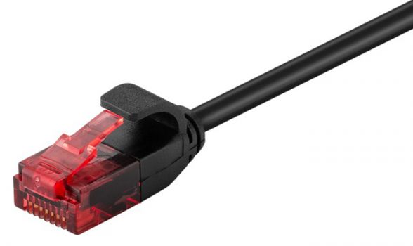 GOOBAY καλώδιο U/UTP CAT6 93716, slim, AWG 30/7, copper, 3m, μαύρο - Cables - Adapters