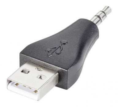 GOOBAY αντάπτορας USB σε 3.5mm jack 93981, 3pin, μαύρο - Cables - Adapters
