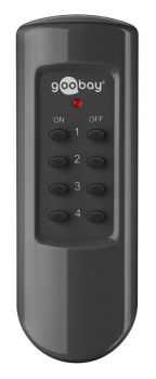 GOOBAY ασύρματο τηλεχειριστήριο 93997, για αντάπτορα ρεύματος, γκρι - Headlamps - Surges - Reels