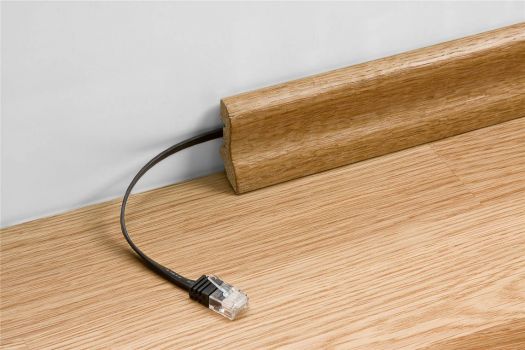 GOOBAY καλώδιο U/FTP CAT6 94235, flat, AWG 32/7, copper, 5m, μαύρο - Cables - Adapters