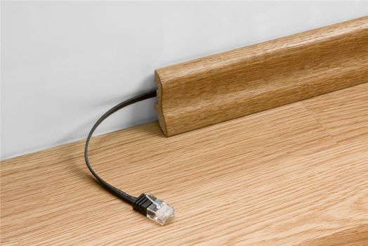 GOOBAY καλώδιο U/FTP CAT6 94237, flat, AWG 32/7, copper, 10m, μαύρο - Cables - Adapters