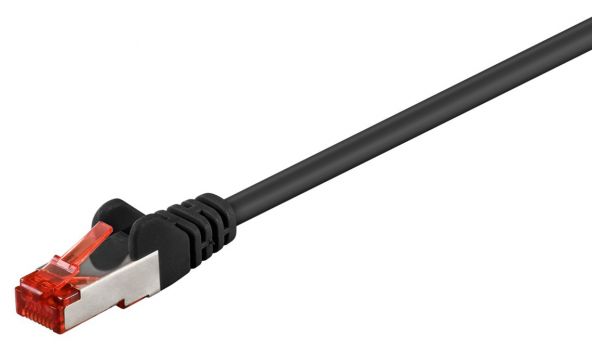 GOOBAY καλώδιο S/FTP (PiMF) CAT6 95468, CCA, AWG 27/7, 0.5m, μαύρο - Cables - Adapters