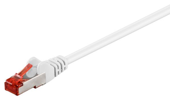 GOOBAY καλώδιο S/FTP (PiMF) CAT6 95471, CCA, AWG 27/7, 0.5m, λευκό - Cables - Adapters