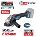 BORMANN Pro BBP5305 Γωνιακός Τροχός Brushless 20V,Li-Ion,125mm,10.000rpm,SOLO - Angle Grinders
