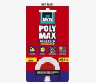 POLYMAX TAPE WHITE ΤΑΙΝΙΑ ΔΙΠΛΗΣ ΟΨΗΣ 1,5MX19MM BISON - Tapes