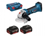 BOSCH GWX 18V-10 SC Γωνιακός Τροχός με 2 μπαταρίες 8,0 Ah Li-Ion ProCORE18V σε L-BOXX - Set Cordless Tools