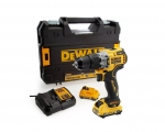 DeWALT - Brushless 12V Impact Drill with 2 XR Li-Ion 2.0Ah Batteries - Drill screwdriver / Diamond drill bits